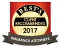 2017 Client Recommended Insurance Attorneys